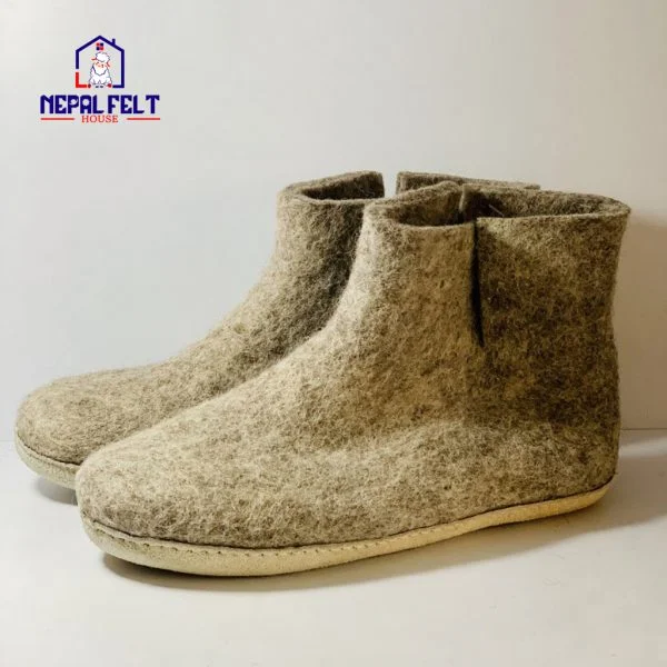 Grey Felt Boots Wholesale