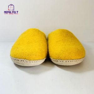 Yellow Felt Shoe