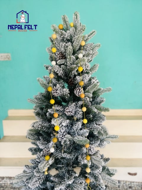 Yellow Felt Ball Garland Wholesale