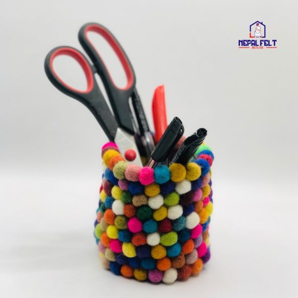 Multi Colors Felt Storage Basket