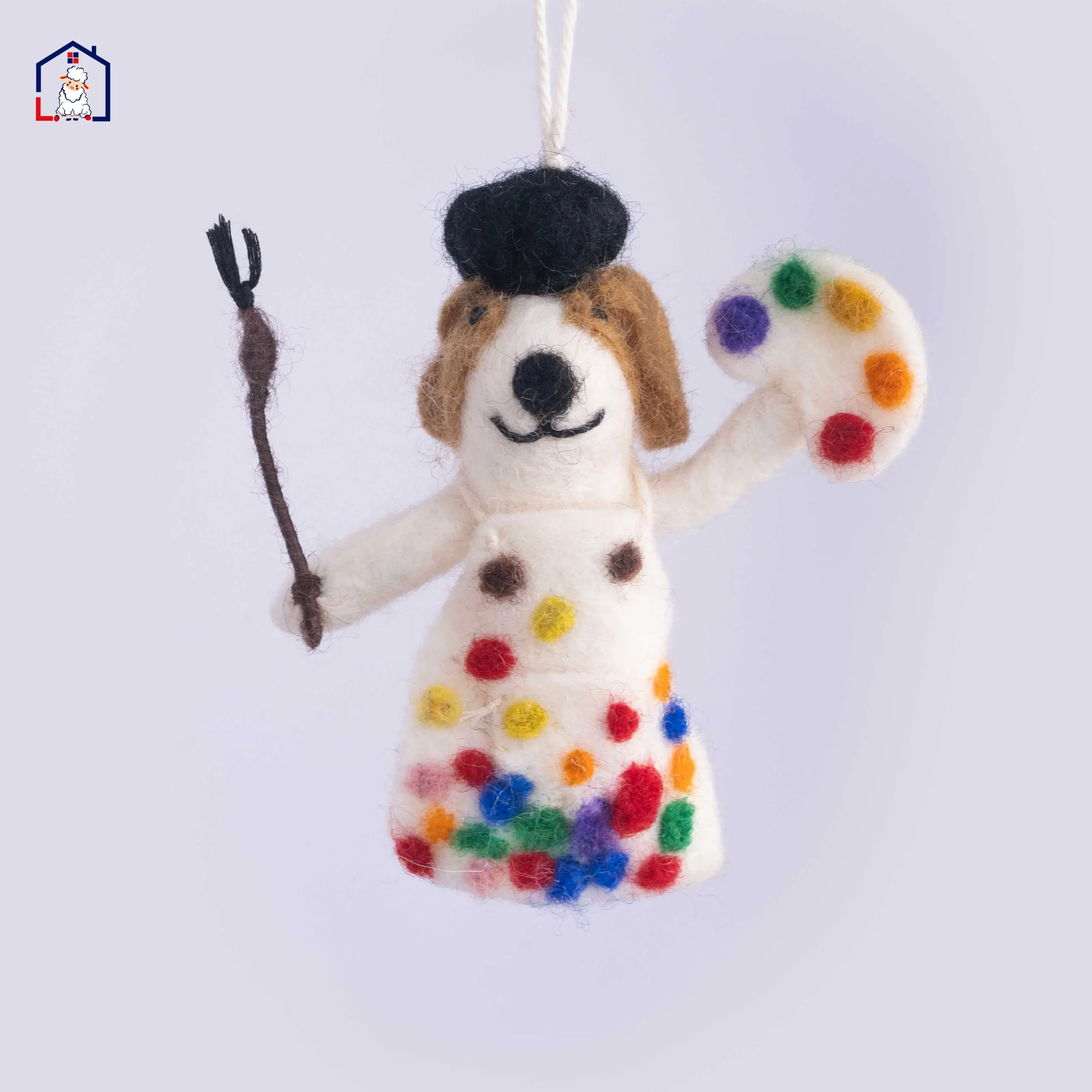 Felt Dog Ornament
