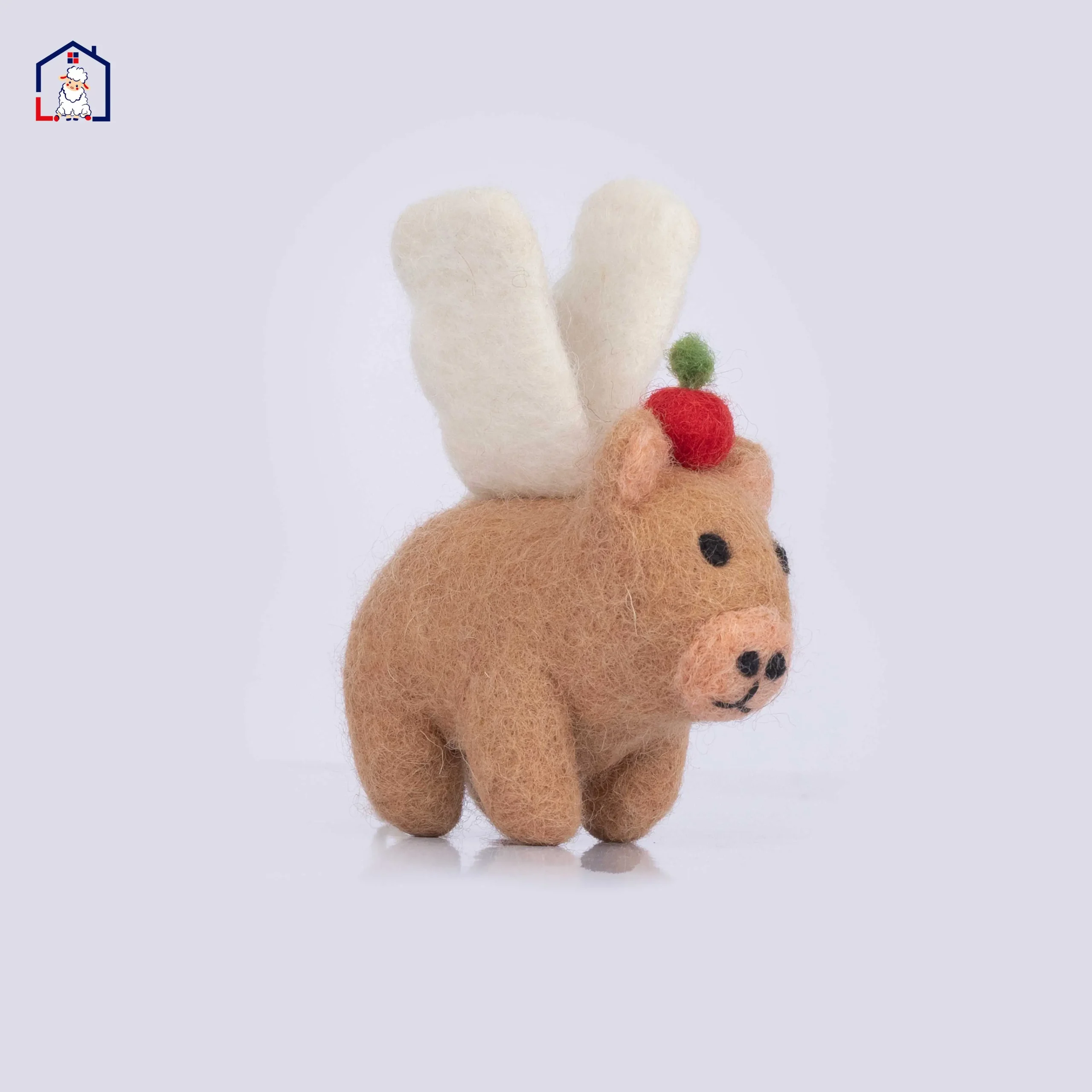 Felt Capybara Ornament